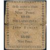 Image 2 : Continental Currency April 10, 1777 Note for Nine Pence John Dunlop