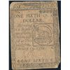 Image 2 : Continental Currency February 17, 1776 One Sixth of a Dollar