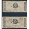 Image 1 : Canada Merchant Scrip Distillerie de St. Denis Mtl 9/10/1837 Un Ecu 4 Varieties !