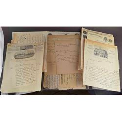 Correspondence 1894 - 1896 to Abée Charles Jos. Roy, Curator of the Musée
