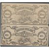 Image 1 : Banque Scolaire College D'Upton Lot of Two Notes, 25c, and $50