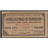 Image 3 : La Loterie Nationale de Colonisation 4 different tickets 1888-90 Rare