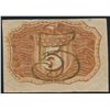 Image 2 : USA 1863 5c Fractional Currency note. Very nice example