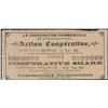 Image 1 : La Cooperative Commerciale Montreal 1893 Cooperative Share