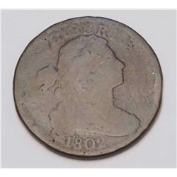 USA Large Cent 1802 B. # 1746 VG-10