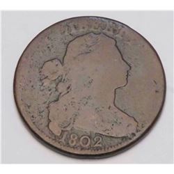 USA Large Cent 1802 B. # 1750 VG-8