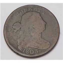 USA Large Cent 1803 B. # 1752 VG-10