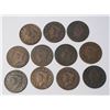 Image 2 : USA 11 Pcs. 1818-1819 Large cent AG-2-VF Should be viewed