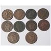 Image 2 : USA 10 Pcs. 1823-1825 Large cent AG-2-VF Should be viewed