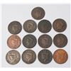 Image 1 : USA 13 Pcs. 1826-27 Large cent AG-2-VG Should be viewed