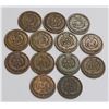 Image 2 : USA Complete Date Run of Indian Head Cents, Bronze, from 1864 - 1876 13 Coins
