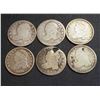 Image 1 : USA Lot of Six Capped Bust Dime Poor - VF See Description