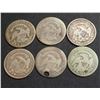 Image 2 : USA Lot of Six Capped Bust Dime Poor - VF See Description