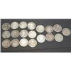 Image 2 : USA - Lot of Nineteen Liberty Seated Half Dimes 1837 - 1856 See Description.