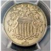 Image 1 : USA - Shield 5c 1866 w/Arrows Certified PCGS AU-55