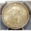 Image 1 : USA - Standing Liberty Quarter 1917 Var. 1 PCGS Genuine Cleaned UNC Detail