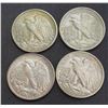 Image 2 : USA Lot of Four Better Walking Liberty Half Dollars - See Description