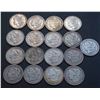 Image 1 : USA - Lot of Seventeen US Morgan Silver Dollars All Different 1881 - 1902 VF+