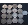 Image 2 : USA - Lot of Seventeen US Morgan Silver Dollars All Different 1881 - 1902 VF+