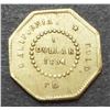 Image 1 : USA - Original California Gold One Dollar 1854 PD Octagonal Nice Coin !