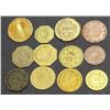 Image 2 : Lot of 12 pieces Undenominated "California Gold" Unresearched, some old.