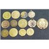 Image 1 : Lot of 12 pieces Undenominated "California Gold" Unresearched