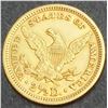 Image 2 : USA 1906 2 1/2 Dollars Gold Coin Quarter Eagle Unc details.