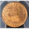 Image 1 : NEWFOUNDLAND - 1c 1917-C Certified PCGS MS65RD