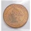 Image 2 : Canada - 1c 1890H Certified ICCS MS - 63 Red & Brown