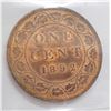Image 1 : Canada - 1c 1892 Certified ICCS MS-63 Obverse 4 ; R & B