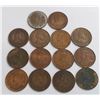 Image 2 : Canada large Cents Edward and George 14 Coins, 13 diff many EF or +