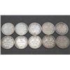 Image 1 : Canada Victoria 10c lot of Ten Better Coins, all Cataloguing $100 +. See Description.