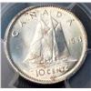 Image 1 : Canada - 10c 1941 Certified PCGS MS64