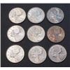 Image 1 : Canada -Lot of Nine High Grade 25c Beautiful Coins ! See Description.