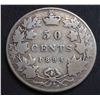 Image 1 : Canada - 50c 1894 Strong Date and Reverse, Weak Obverse