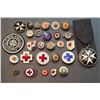 Image 1 : Lot of : St John Ambulance, 1 Medal, 2 Patches, 8 Pins. + Red Cross 16 Pins