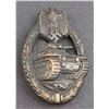 Image 1 : Germany - WWII Tank Assault Badge Zinc, without Maker's Mark F-VF Condition