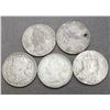 Image 2 : Five Counterfeit Canada 50c, Victoria and Edward.