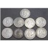Image 2 : Nine Counterfeit Canada 25c George V