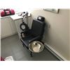 Image 2 : FIRST AID BED, BLANKETS, MATTRESS, PILLOWS, EXAMINATION CHAIR WITH MAGNIFYING GLASS & MIRROR
