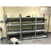 Image 2 : EZ-RECT SHELVING & ASSORTED METAL RACKING LOCATED IN CHEMICAL STORAGE ROOM