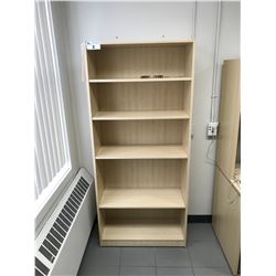 MAPLE 6' BOOKCASE