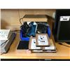 Image 1 : PLANTRONICS TELEPHONE HEAD SETS & ASSORTED CABLES WITH ELECTRICAL