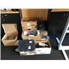 Image 1 : LARGE LOT OF ASSORTED ELECTRICAL PRODUCTS, SONY POWER SUPPLIES & MONITOR ARM