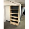 Image 2 : WHITE 10 DRAWER PLAN FILE & MAPLE 6' BOOKCASE