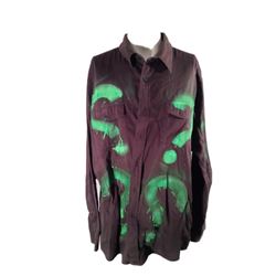 Batman vs. Superman Dawn Of Justice Riddler Shirt Movie Costumes