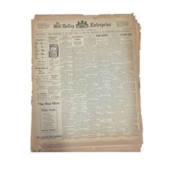 Scary Stories Newspaper Movie Props