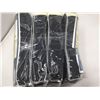 Image 2 : Lot of Four Dining Chair Covers- Black