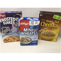 Lot of Assorted Cereal (3 Boxes)