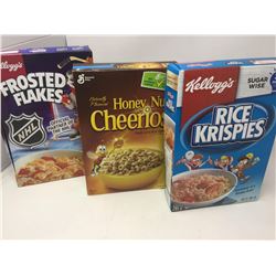 Lot of Assorted Cereal (3 Boxes)